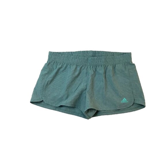 Adidas Pacer Woven Running Training Shorts Womens Size Large Legacy Teal 3” - Picture 3 of 9